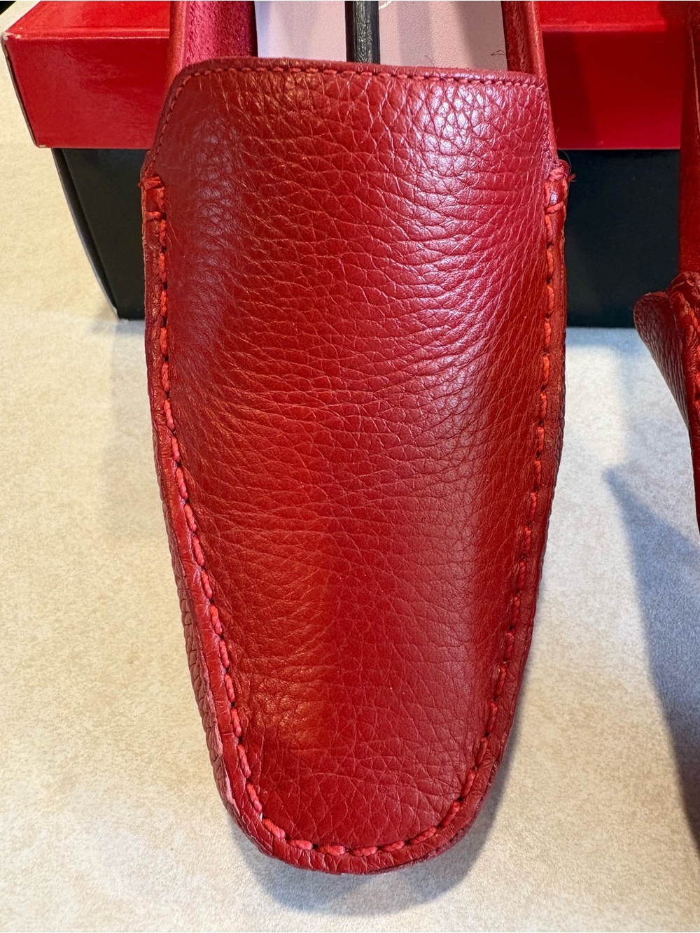 Women’s Talbots ASHTON5 Loafer in Dark Rhubarb Red size 8 medium - Picture 7 of 10